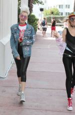 MIRIAM and OLIVIA NERVO Leaves Their Hotel in Miami 03/23/2017