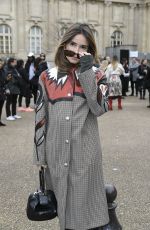 MIROSLAVA DUMA at Moncler Fashion Show in Paris 03/07/2017