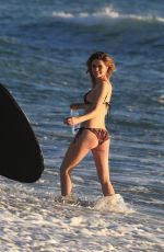 MISCHA BARTON in Bikini on the Set of 138 Water Photoshoot in Huntington Beach 03/01/2017