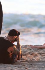 MISCHA BARTON in Bkini on the Set of a Photoshoot for 138 Water in Malibu 03/13/2017