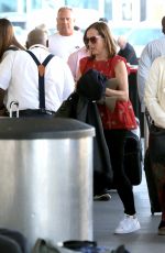 MOLLY SHANNON at LAX Airport in Los Angeles 03/08/2017