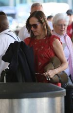 MOLLY SHANNON at LAX Airport in Los Angeles 03/08/2017