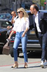 MORGAN STEWART Out with Her Husband in Beverly Hills 03/08/2017
