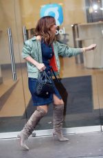 MYLEENE KLASS Arrives at Global Radio in London 03/29/2017