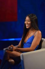 NAOMI CAMPBELL at Che Tempo Che Fa TV Show in Milan 03/12/2017