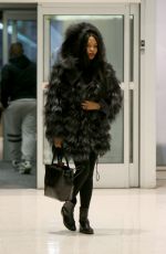NAOMI CAMPBELL at JFK Airport in New York 03/11/2019