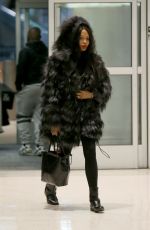 NAOMI CAMPBELL at JFK Airport in New York 03/11/2019