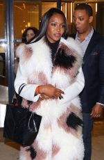 NAOMI CAMPBELL Leaves Bravo Studios in New York 03/07/2017