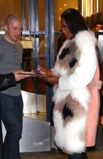NAOMI CAMPBELL Leaves Bravo Studios in New York 03/07/2017