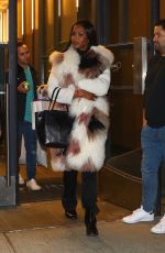 NAOMI CAMPBELL Leaves Bravo Studios in New York 03/07/2017