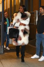 NAOMI CAMPBELL Leaves Bravo Studios in New York 03/07/2017