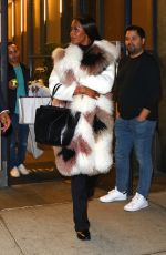 NAOMI CAMPBELL Leaves Bravo Studios in New York 03/07/2017