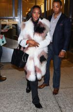NAOMI CAMPBELL Leaves Bravo Studios in New York 03/07/2017