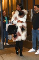 NAOMI CAMPBELL Leaves Watch What Happens Live in New York 03/07/2017