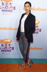 NAOMI SCOTT at Nickelodeon 2017 Kids’ Choice Awards in Los Angeles 03/11/2017