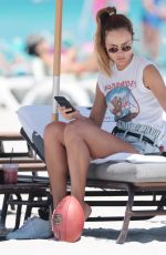 NATALIA BORGES in Bikini on the Beach in Miami 03/19/2017