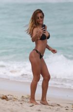 NATALIA BORGES In Bikini on the Beach in Miami 03/25/2017