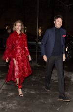NATALIA VODIANOVA out for Dinner at Manko Restaurant in Paris 03/04/2017