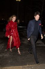 NATALIA VODIANOVA out for Dinner at Manko Restaurant in Paris 03/04/2017
