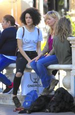NATHALIE EMMANUEL Out Shopping in Los Angeles 03/08/2017