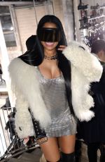 NICKI MINAJ at Rick Owens Fashion Show at Paris Fashion Week 03/02/2017