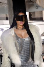 NICKI MINAJ at Rick Owens Fashion Show at Paris Fashion Week 03/02/2017