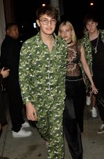 NICOLA PELTZ Arrives at a Restaurant in West Hollywood 03/10/2017