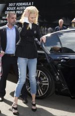 NICOLE KIDMAN at Ferrari Garage at Formula 1 Grand Prix in Melbourne 03/25/2017