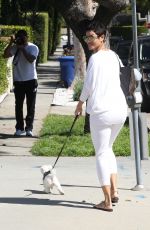 NICOLE MURPHY Walks Her Dog Out in West Hollywood 03/01/2017