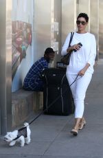NICOLE MURPHY Walks Her Dog Out in West Hollywood 03/01/2017