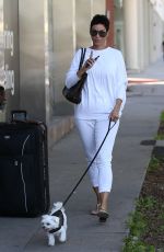 NICOLE MURPHY Walks Her Dog Out in West Hollywood 03/01/2017