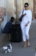 NICOLE MURPHY Walks Her Dog Out in West Hollywood 03/01/2017