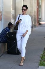 NICOLE MURPHY Walks Her Dog Out in West Hollywood 03/01/2017