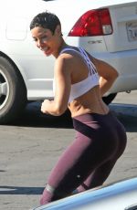 NICOLE MURPHY Working Out in Los Angeles 03/01/2017
