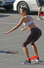 NICOLE MURPHY Working Out in Los Angeles 03/01/2017