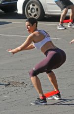 NICOLE MURPHY Working Out in Los Angeles 03/01/2017