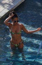 NICOLE WILLIAMS and CHRISTINA MILIAN in Bbikinis at a Pool in Hawaii 03/30/2017