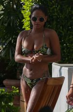 NICOLE WILLIAMS and CHRISTINA MILIAN in Bbikinis at a Pool in Hawaii 03/30/2017
