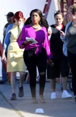 NIECY NASH on the Set of 