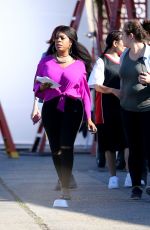 NIECY NASH on the Set of 