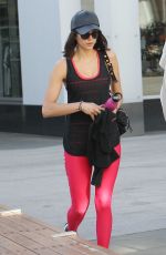 NINA DOBREV Leaves a Gym in West Hollywood 02/22/2017