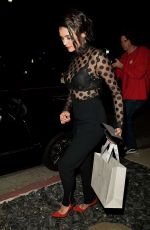NINA DOBREV Leaves Power Stylists Dinner in West Hollywood 03/14/2017