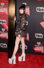 NOAH CYRUS at 2017 iHeartRadio Music Awards in Los Angeles 03/05/2017