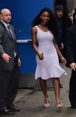NORMANI KORDEI Arrives at Good Morning America in New York 03/01/2017