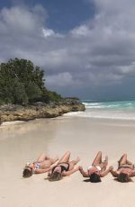 ODETTE ANNABLE in Bikini at a Beach in Bahamas 03/27/2017