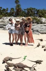 ODETTE ANNABLE in Bikini at a Beach in Bahamas 03/27/2017