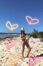 ODETTE ANNABLE in Bikini at a Beach in Bahamas 03/27/2017