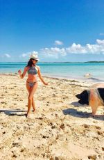 ODETTE ANNABLE in Bikini at a Beach in Bahamas 03/27/2017