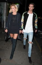 OLIVIA BENTLEY Arrives at Raffles Night Club in London 03/02/2017