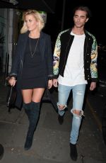 OLIVIA BENTLEY Arrives at Raffles Night Club in London 03/02/2017